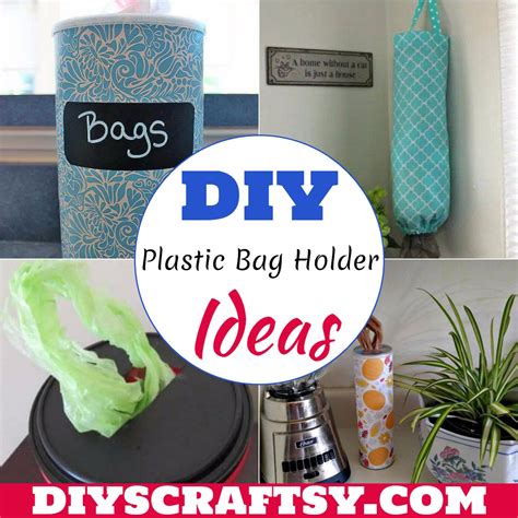 24 DIY Plastic Bag Holder Ideas DIYsCraftsy