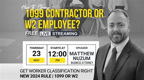 Contractor Or W Employee Webinar Surge Business Law