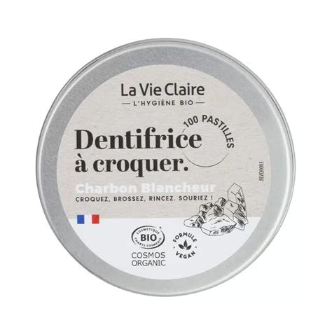 Dentifrice Charbon Solide La Vie Claire