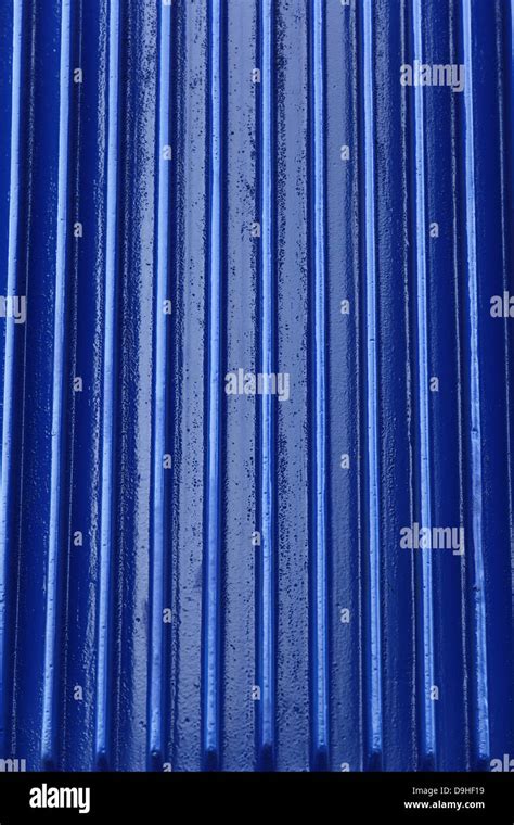 Blue Metal Wall Texture Or Industrial Background Stock Photo Alamy