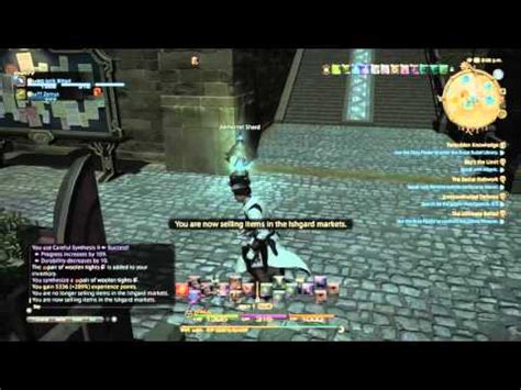 Final Fantasy Xiv Random Crafting Making A Lil Gil Youtube