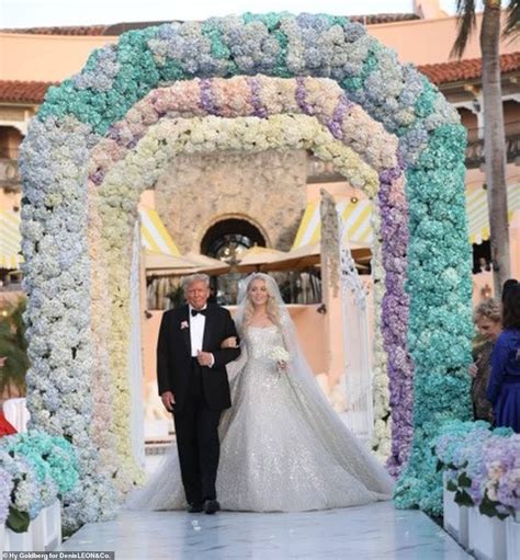 Sparkling Like A Jewel Tiffany Trump Poses Up With Maid Of Honor