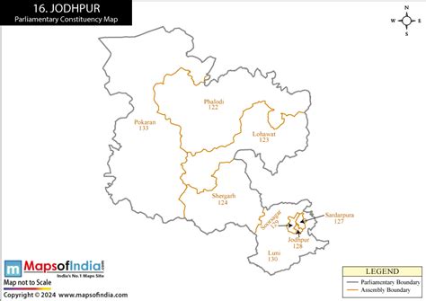 jodhpur election result  parliamentary constituency map