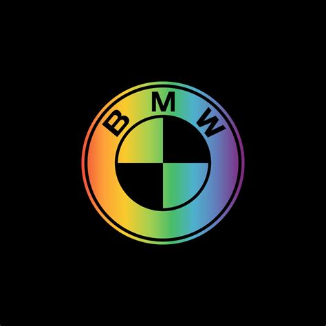 BMW Pride Logo Rainbow Colors - (.Ai .PNG .SVG .EPS Free Download)