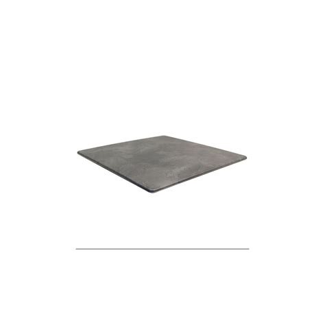 Plateau De Table Carr L X P X H Mm Topalit Gris M T