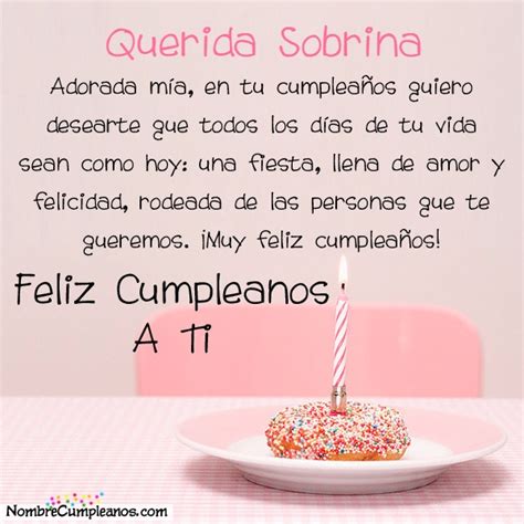 Feliz Cumplea Os Querida Sobrina Tartas Tarjetas Deseos