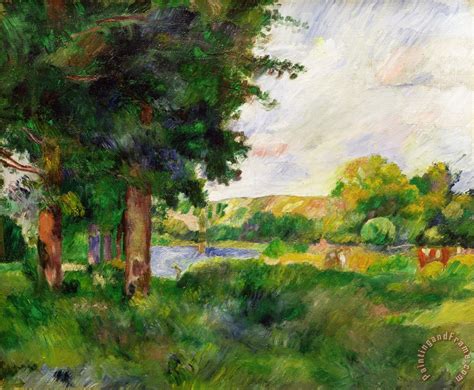 Paul Cezanne Landscape painting - Landscape print for sale