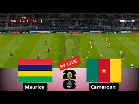 Match Cameroun Vs Maurice En Direct Liminatoires De La Coupe Du Monde