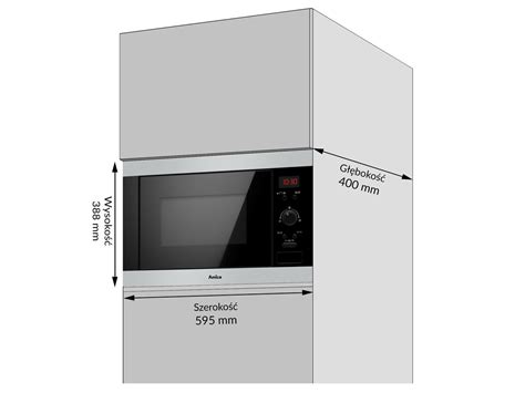 Kuchenka Mikrofalowa Amica Ammb E Gi X Type W Rednica Cm