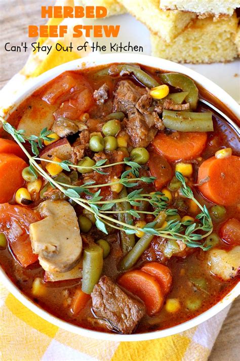 Herbed Beef Stew Cant Stay Out Of The Kitchen