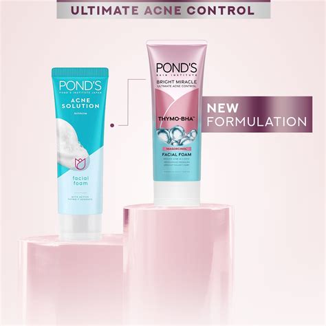 Pond S Bright Miracle Ultimate Acne Control Facial Foam G Shopee