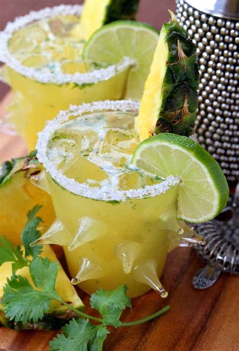 Spicy Pineapple Cilantro Margarita Mantitlement