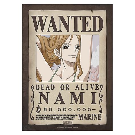 One Piece Portfolio 9 Posters Wanted Luffys Crew Wano Prodotto