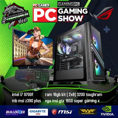 Jual Pc Gaming Editing Fullset Lengkap Intel Core I F Vga Gtx