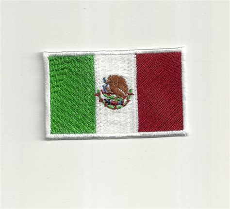 Mexican Flag Patch Custom Made Etsy Mexican Flags Flag Patches