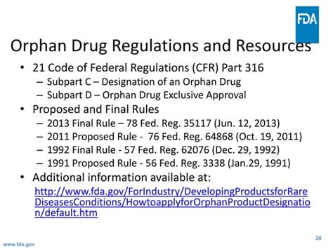 Orphan Drug Designation PPT