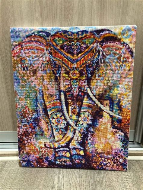 Hobby Creativi Diamante Pittura Completa Elefante Pittura A Mosaico Fai