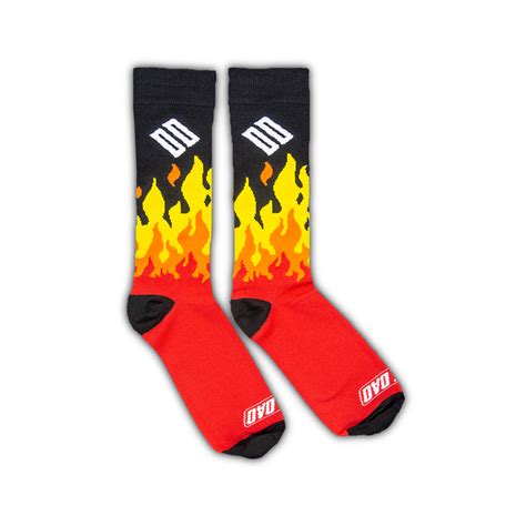 Meia Hot Flame By Jocker Socks Dirt Dad