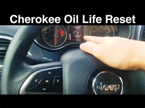 2019 Jeep Cherokee Maintenance Light Reset YouTube