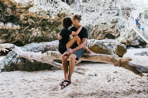 A Romantic Couple Hugging on the Beach · Free Stock Photo