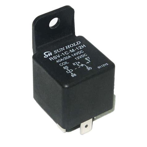Реле автомобильное Sun Hold RSV-1C-M-12H герметичное 5 контактов (DC12В ...