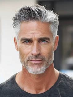 Ideias De Cortes Para Cabelo Grisalho Masculino Moda Para Homens Grey