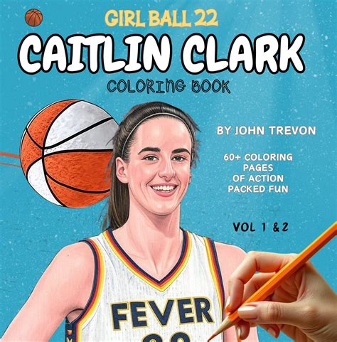 Caitlin Clark Coloring Book Vol 3 Girlball22