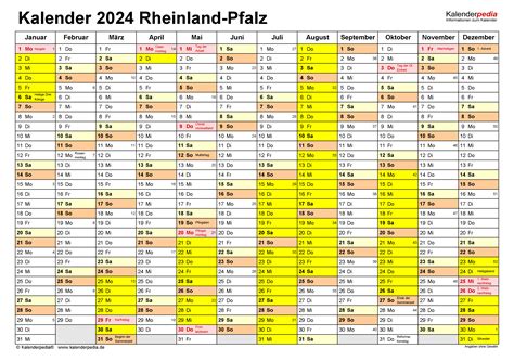 Kalender Rheinland Pfalz Ferien Feiertage Pdf Vorlagen