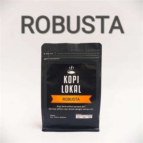 Jual Kopi Lokal Robusta Premium Coffee Gr Giling Medium