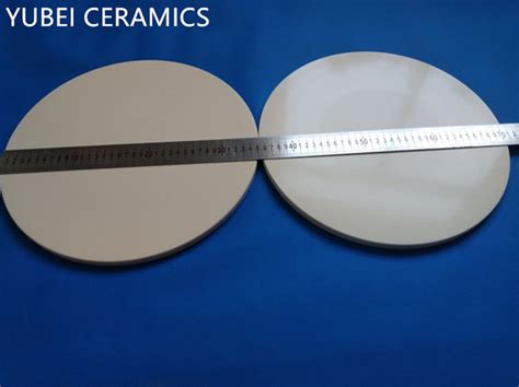 Round Polishing Alumina Ceramic Plates 95 Al2O3 Ceramic Insulation Sheets