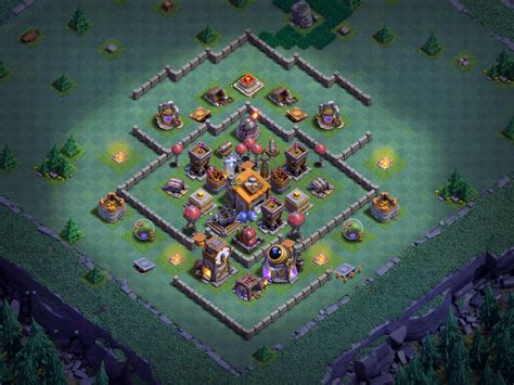 Best Builder Hall 6 Base Design Layout Anti Beta Minion Clash For