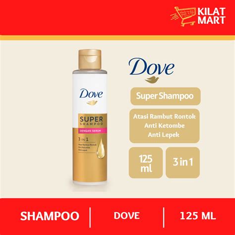 Jual Dove In Super Shampoo Hair Serum Ml Anti Lepek Anti