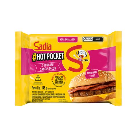 Sandu Che Congelado X Burguer Maionese Grill Sadia Hot Pocket Pacote G Gtin Ean Upc