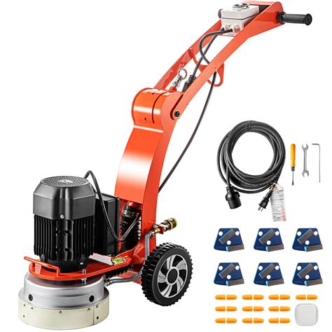 Vevor Electric Concrete Floor Grinder 254cm Walk Behind Grinder 30hp