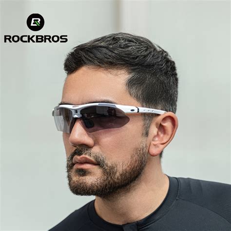 Rockbros Polarized Cycling Sunglasses Uv400 With Myopia Frame Men