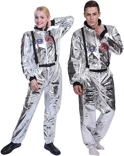 Eraspooky Herren Astronaut Kost M Weltall Raumfahrer Anzug Spaceman