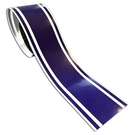 2 X72 Purple Vinyl Racing Stripes Car Boat Trailer Sticker Pinstripes