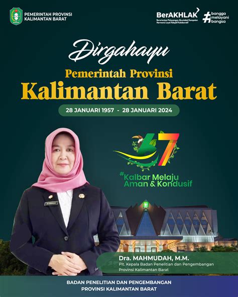 Dirgahayu Pemerintah Provinsi Kalbar Ke 67 Tahun 2024 Situs Resmi