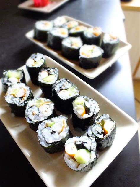 Makis Maisons Au Surimi Concombre Surimi Miam Concombre