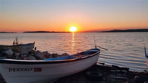 Sunset Boat Lake Free Photo On Pixabay Pixabay