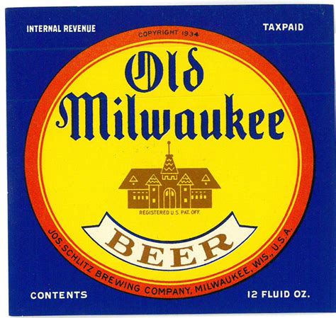12 Cool Old Milwaukee Beer Labels Onmilwaukee