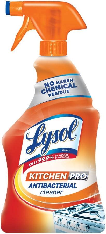 Lysol Kitchen Pro Antibacterial Kitchen Cleaner Spray 22oz No Harsh Chemicals Au