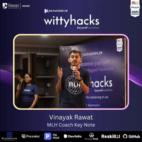 Wittyhacks on LinkedIn: Immense gratitude to Vinayak Rawat , our ...