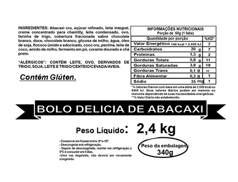 Bolo Delícia de Abacaxi Coco Di Norma Dolceria