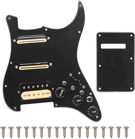 Amazon Musiclily 11 Hole SSS Prewired Loaded Pickguard With Single