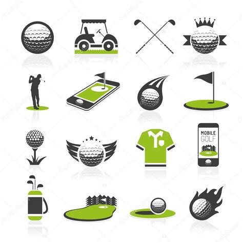 Golf Icon Set — Stock Vector © Erryan 49391041