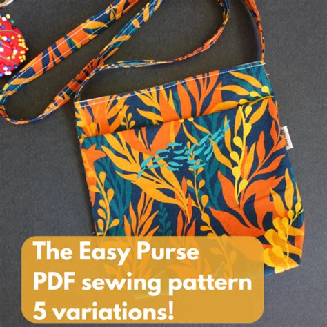 Pdf Sewing Pattern Easy Purse No Trace