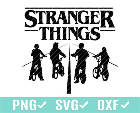 Stranger Things Clip Art Svg Png Cutting Digital File Etsy