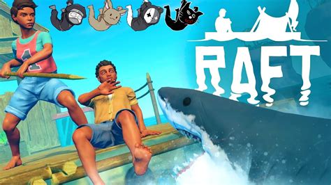 【4人実況】世界中が「圧倒的に面白い」と評価した漂流サバイバルゲーム『 Raft 』 Youtube