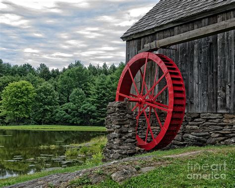 Vermont Grist Mill Photograph By Edward Fielding Pixels